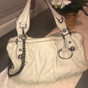 Gucci guccissima medium Icon Bit off white